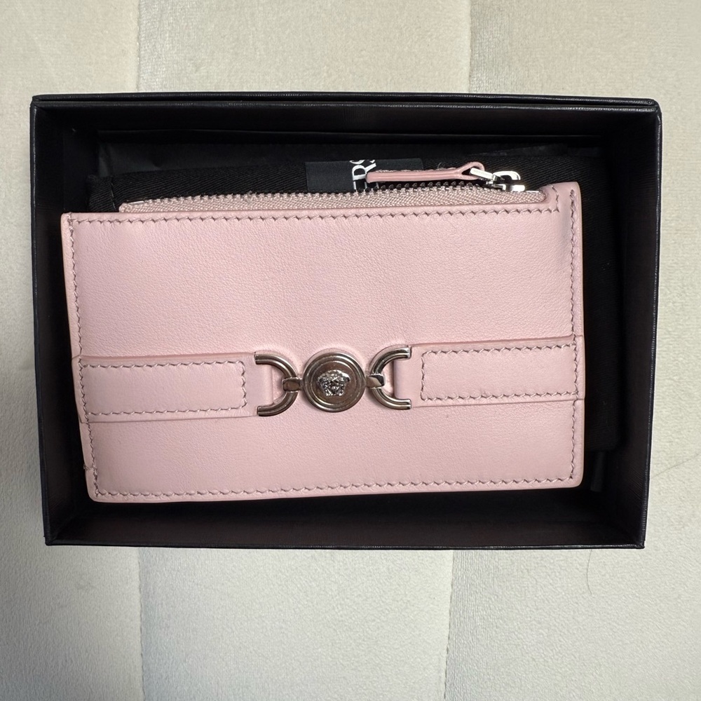 Versace Light Pink Leather Wallet